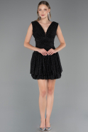 Partykleid Kurz Schwarz ABK2670