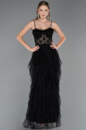 Abendkleid Lang Schwarz ABU2822