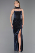 Abschlusskleid Lang Marineblau ABU6378