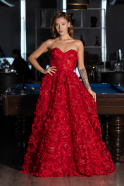 Abendkleid Lang Rot ABU6408