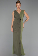 Abendkleid Lang Khaki ABU6524
