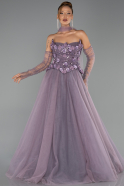 Abendkleid Lang Lavendel ABU6523