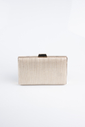 Abendtasche Laserschnitt Gold SH801