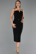 Partykleid Midi Schwarz ABK2687