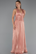 Abendkleid Lang Chiffon Zimtfarben ABU6551