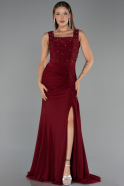 Abendkleid Lang Weinrot ABU6552
