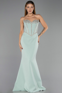 Abendkleid Lang Minzgrün ABU6327