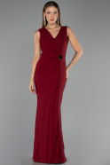 Abendkleid Lang Weinrot ABU6524