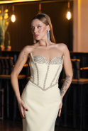 Abendkleid Lang Gelb ABU6327
