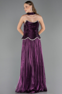 Abendkleid Lang Chiffon Violette ABU6570