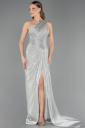 Abschlusskleid Lang Chiffon Türkis ABU6622