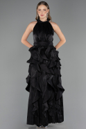 Abendkleid Lang Schwarz ABU6571
