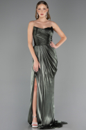 Abschlusskleid Lang Chiffon Khaki ABU6580