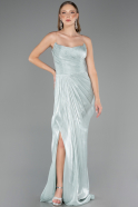Abschlusskleid Lang Chiffon Minzgrün ABU6580