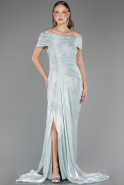 Abendkleid Lang Chiffon Minzgrün ABU6581