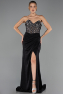 Abendkleid Lang Schwarz ABU6599