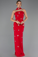 Abendkleid Lang Rot ABU6601