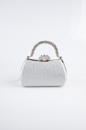Abendtasche Silber KC711
