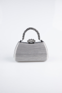 Abendtaschen Laserschnitt Platin KCL711