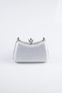 Abendtasche Silber SH865