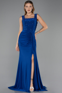 Abendkleid Lang Sächsischblau ABU6552