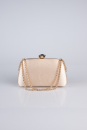Abendtaschen Satin Beige SH860