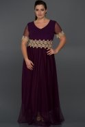 Langes Kleid in Übergröße Violette AR36838