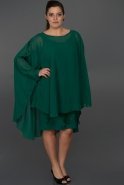 Übergroßes Abendkleid Grün C9015