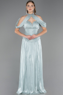 Abendkleid Lang Chiffon Minzgrün ABU6640