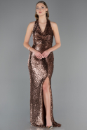 Abendkleid Lang Kupfer ABU6680