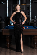 Abendkleid Lang Schwarz ABU6662