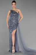 Abendkleid Lang Grau ABU4772