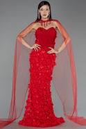 Abendkleid Lang Rot ABU6739