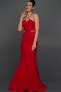 Langes Abendkleid Rot W6003