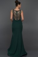 Langes Abendkleid Smaragdgrün S4354