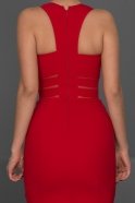 Kurzes Abendkleid Rot L8001
