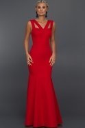Langes Abendkleid Rot ST4021