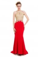 Langes Abendkleid Rot M1462