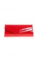 Handtasche aus Lackleder Rot V438