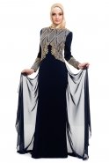 Hijab Kleid Marineblau AL8262