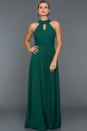 Langes Abendkleid Smaragdgrün GG6952