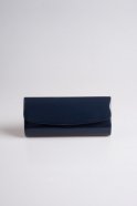 Abendtaschen Lackleder Marineblau V477