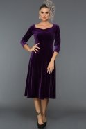 Kurzes Abendkleid aus Samt Violette AR38088