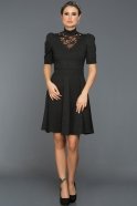 Kurzes Abendkleid Anthrazit SS30389