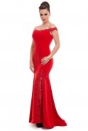 Langes Abendkleid Rot AL8515