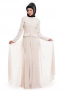 Hijab Kleid Weiß S9030