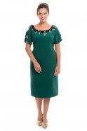 Übergroßes Abendkleid Smaragdgrün AL8636