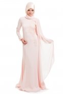 Hijab Kleid Lachs S4078