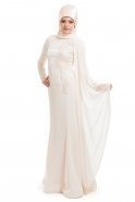 Hijab Kleid Weiß S4078