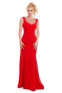 Langes Abendkleid Rot C3173